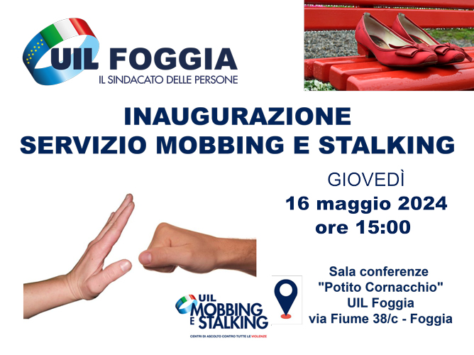 Inaugurazione Sportello Mobbing e Stalking di Foggia 