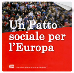 PATTO SOCIALE PER L’EUROPA
