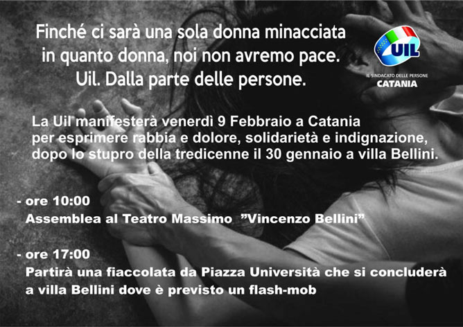 La Uil dalla parte delle Donne: Assemblea e Flash-Mob domani a Catania
