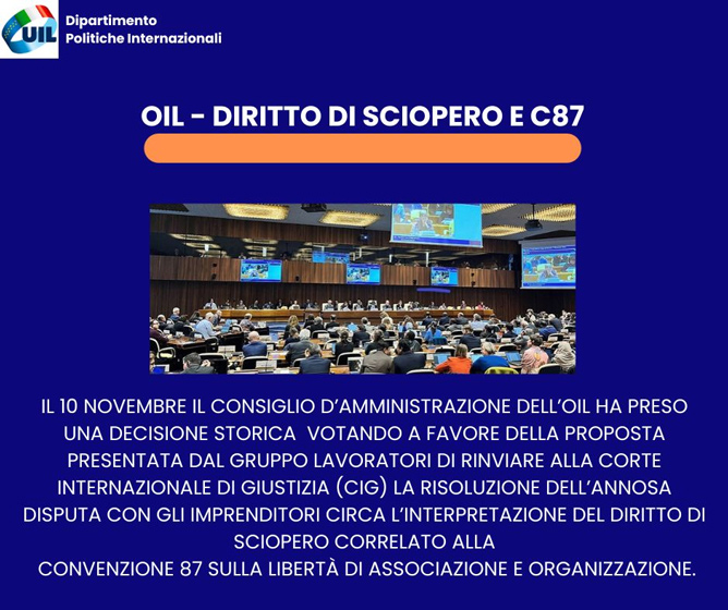 OIL - Diritto di Sciopero e C87