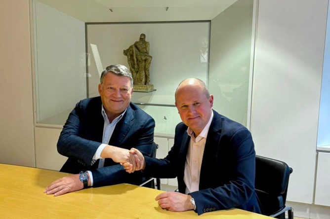 Incontro tra il Segretario Generale UIL, PierPaolo Bombardieri, e il Segretario Generale TUC, Paul 