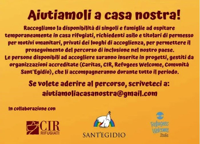 Aiutiamoli a casa nostra, il cuore della Capitale risponde all'appello