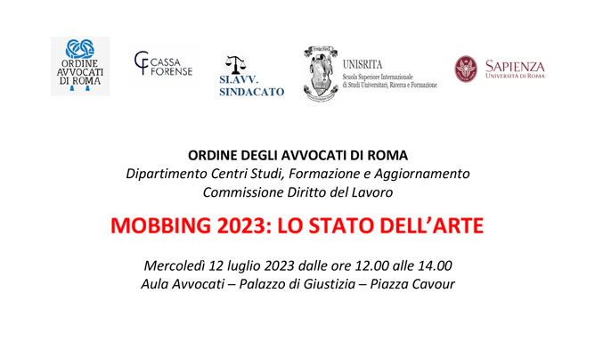 Mobbing 2023: lo stato dellarte