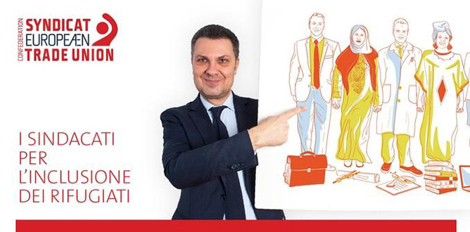 I Sindacati europei per l'inclusione dei rifugiati