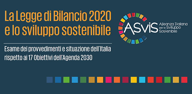 L’ASviS presenta il rapporto sulla legge di bilancio 2020