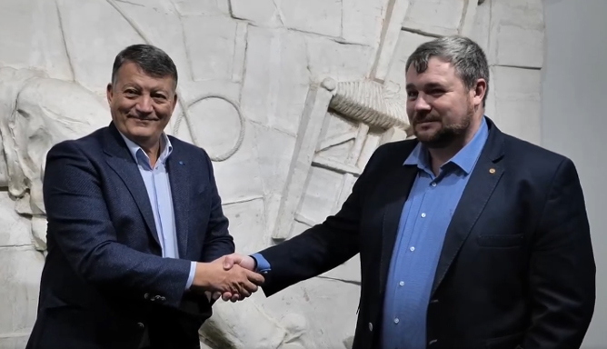 Rinnovata solidarietà al leader del sindacato bielorusso in esilio