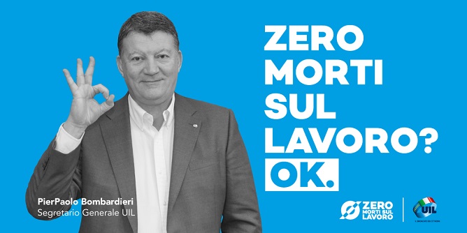 Lanciata la campagna “Zero morti sul lavoro”