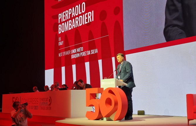 Bombardieri: “Iniziare a discutere di un contratto europeo di lavoro”