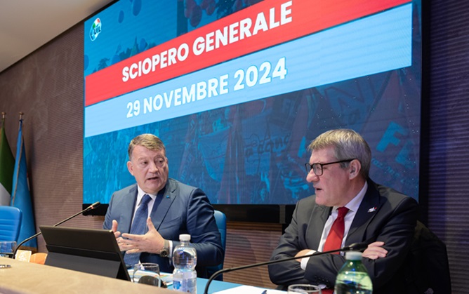 Bombardieri e Landini: “Confermate le ragioni e le modalità dello sciopero generale”