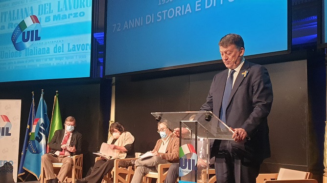 Bombardieri: “Dopo 72 anni, la Uil cresce ancora. La pace va costruita con gli aiuti”