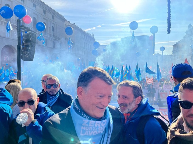 Bombardieri: “Siamo in piazza perché restano irrisolti i problemi del Paese”