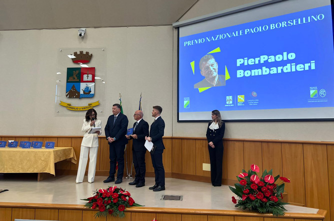 Bombardieri:  un grande onore che condivido con tutta la mia Organizzazione 