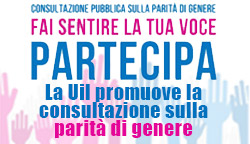 consultazione sulla parità di genere