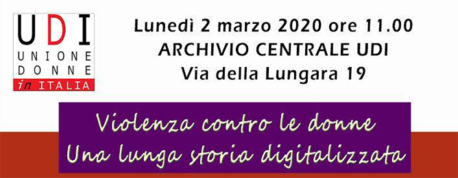 Violenza contro le donne una lunga storia digitalizzata