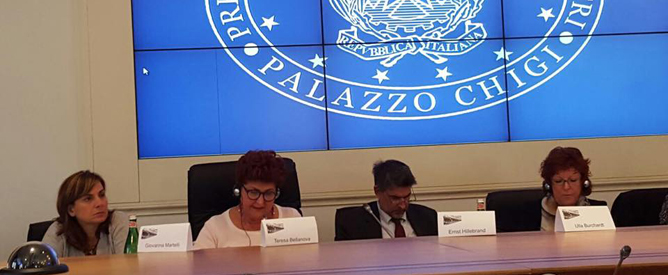 Confronto tra parlamentari italiane e tedesche alla Presidenza del Consiglio