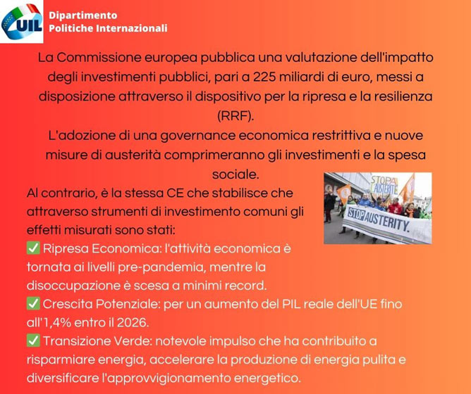 No austerità, no patto di stabilità