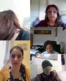 Videocall mobbing