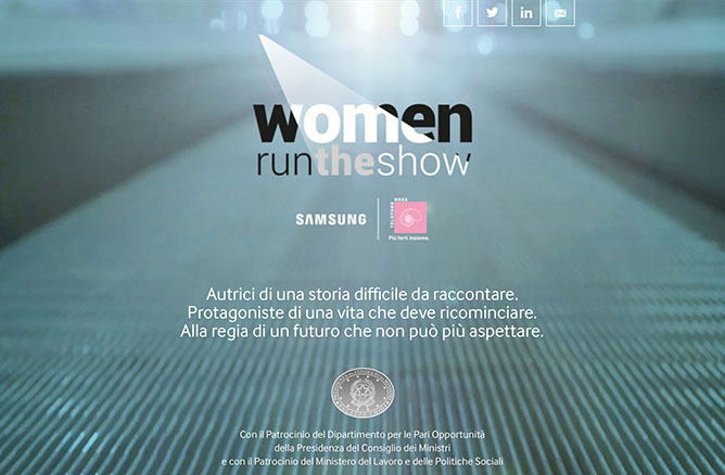 Progetto «Women Run The Show»